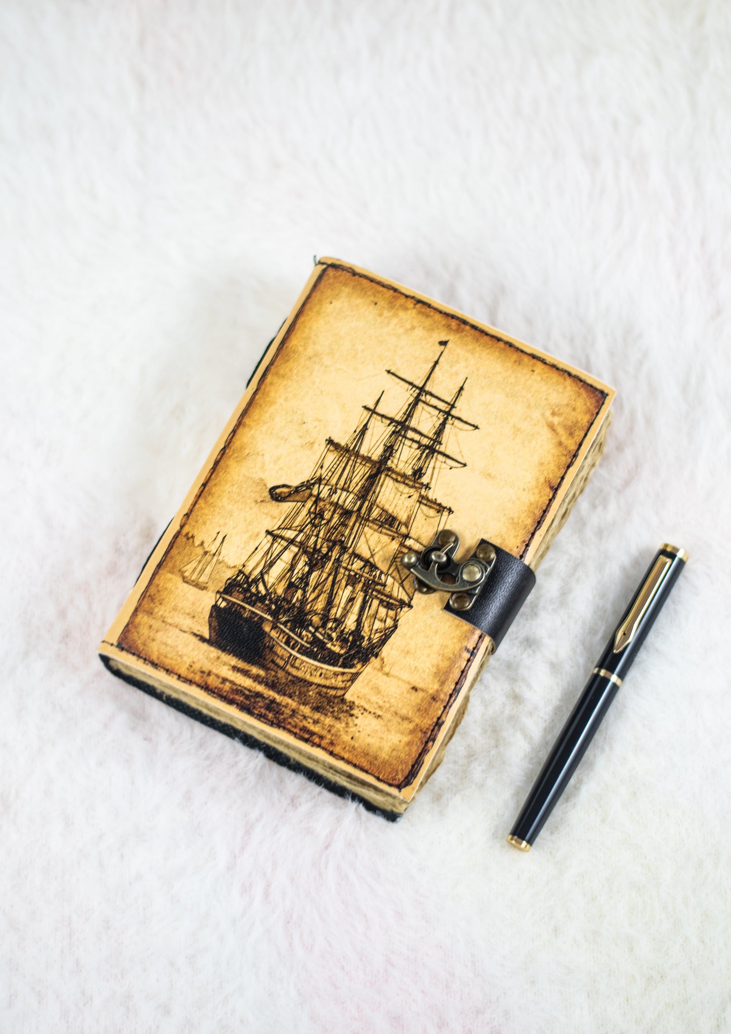 Antique Ship Journal Store in A5 size