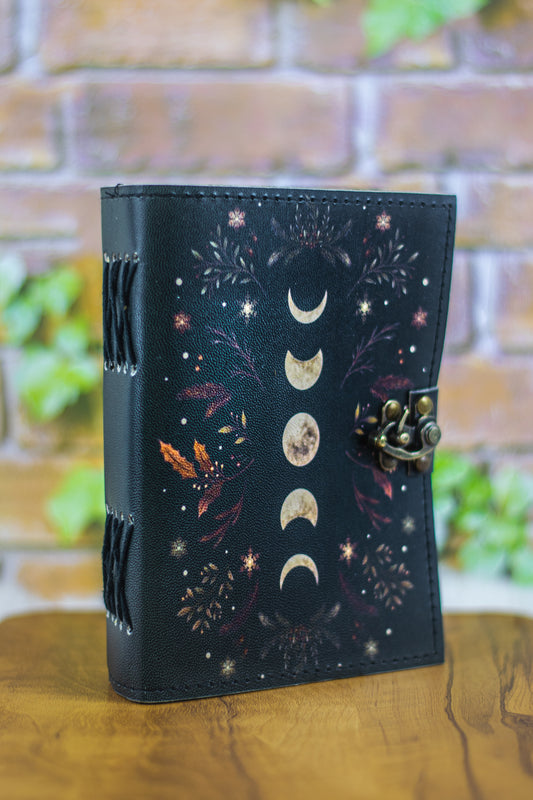 Moon Phase vintage journal diary A5 Size