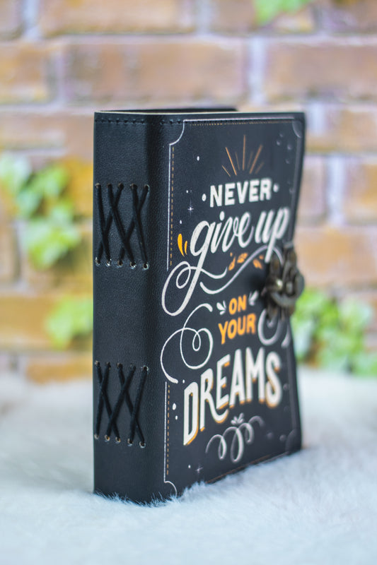 Never Give up Journal Diary in A5 size