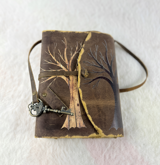 Ancient tree key lock journal diary